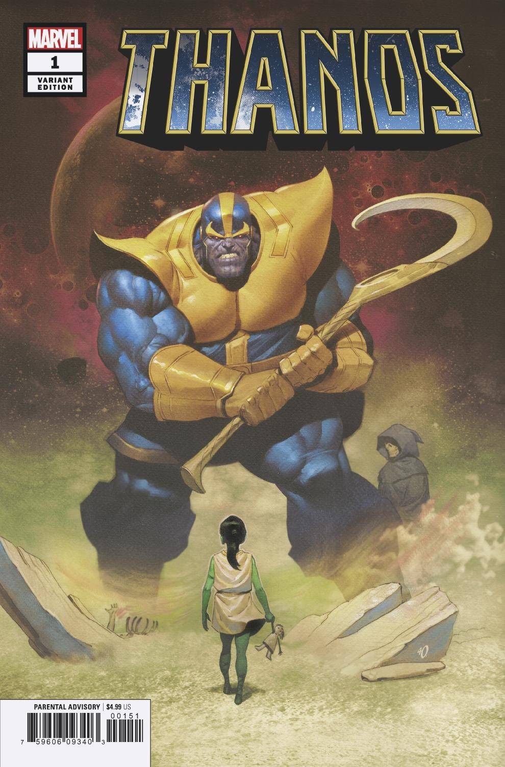 THANOS #1 C (OF 6) Ariel OLIVETTI Variant (04/24/2019) MARVEL