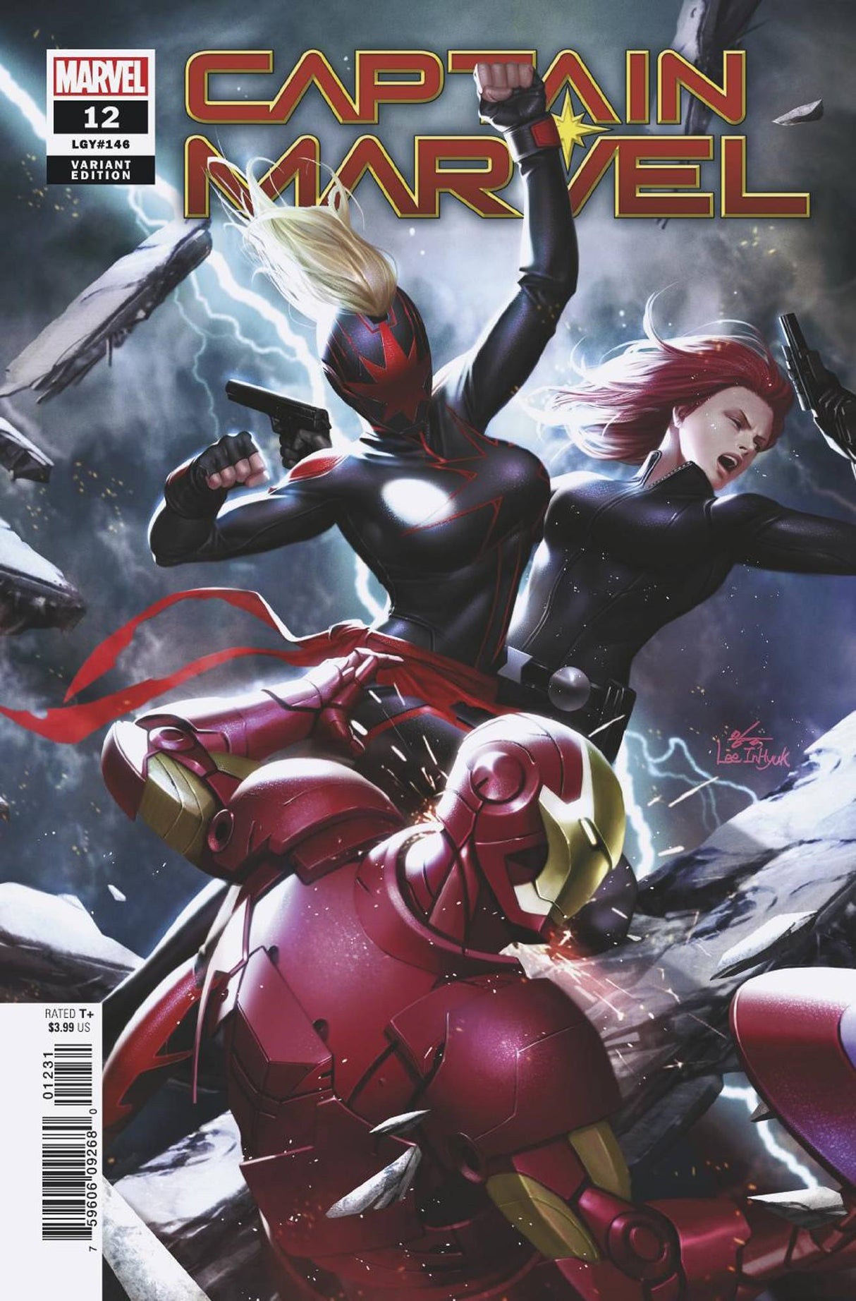 CAPTAIN MARVEL #12 B IN-HYUK LEE CONNECTING Variant (11/20/2019) MARVEL