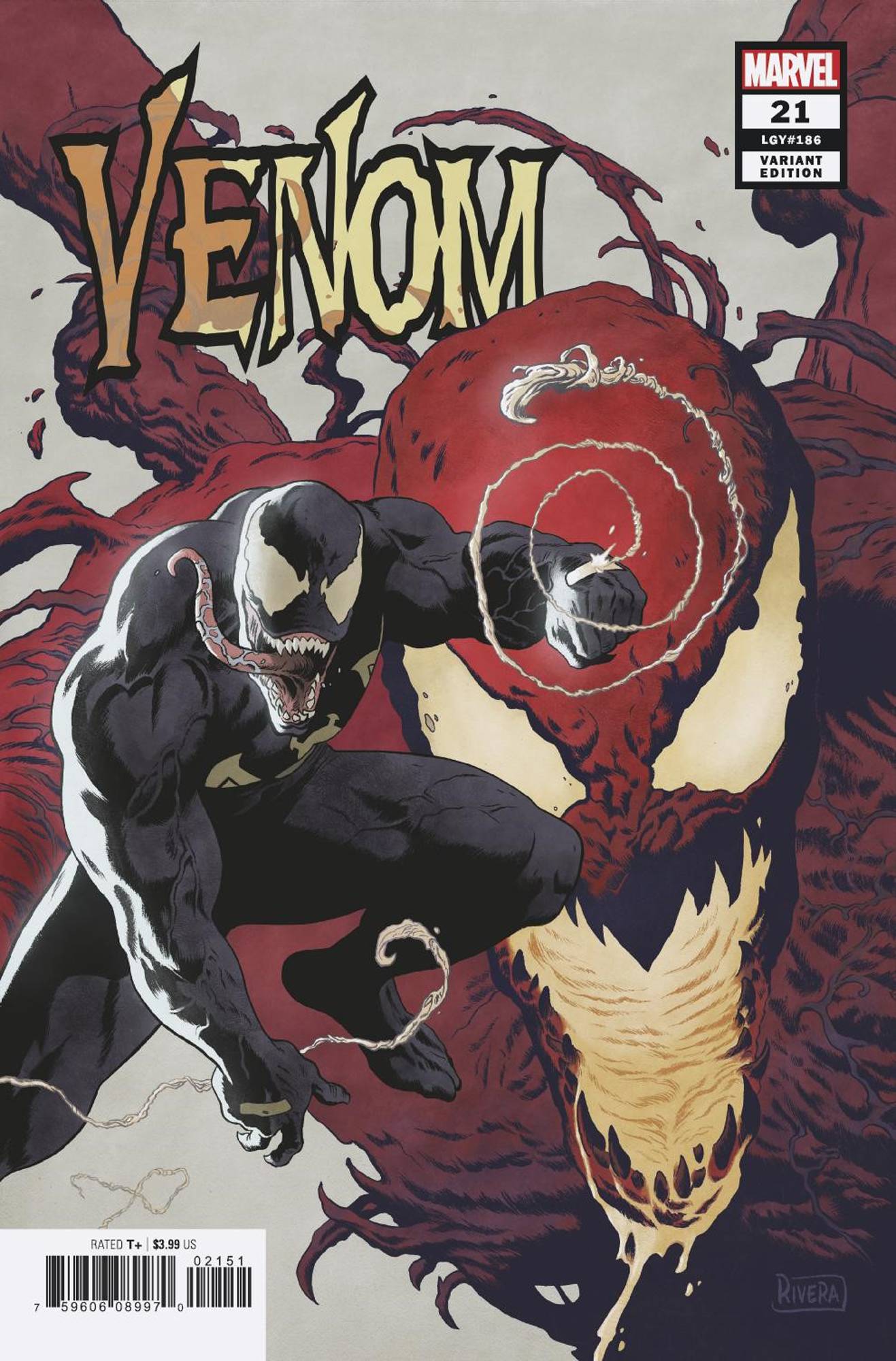 VENOM #21 1:50 Paolo RIVERA Variant (12/25/2019) MARVEL