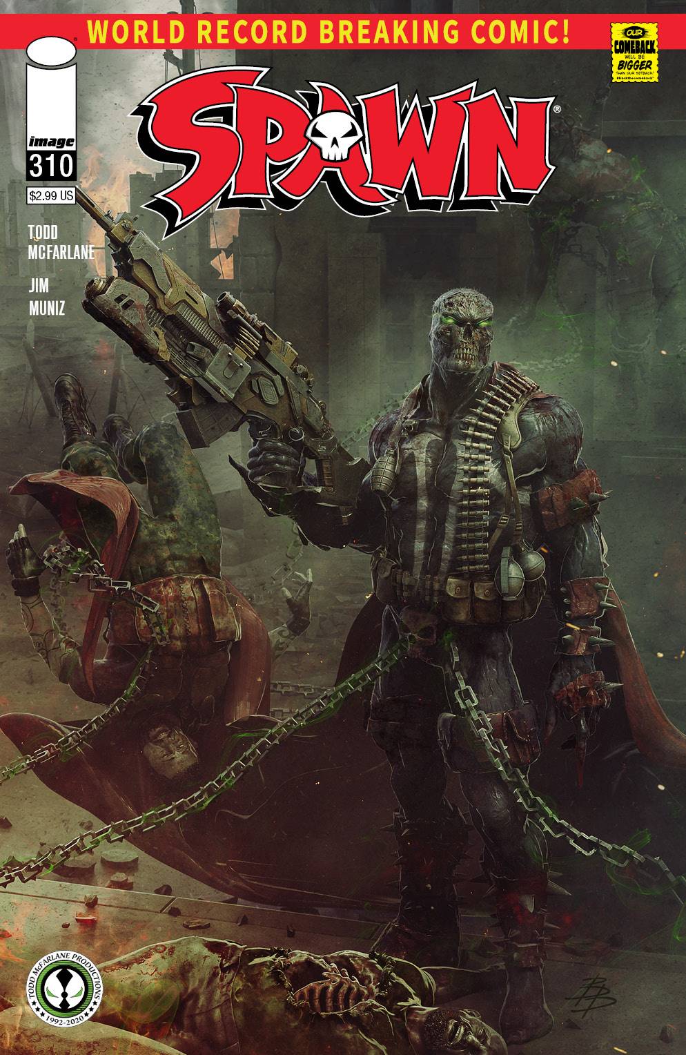 Spawn #310 C Bjorn Barends Variant (09/30/2020) Image