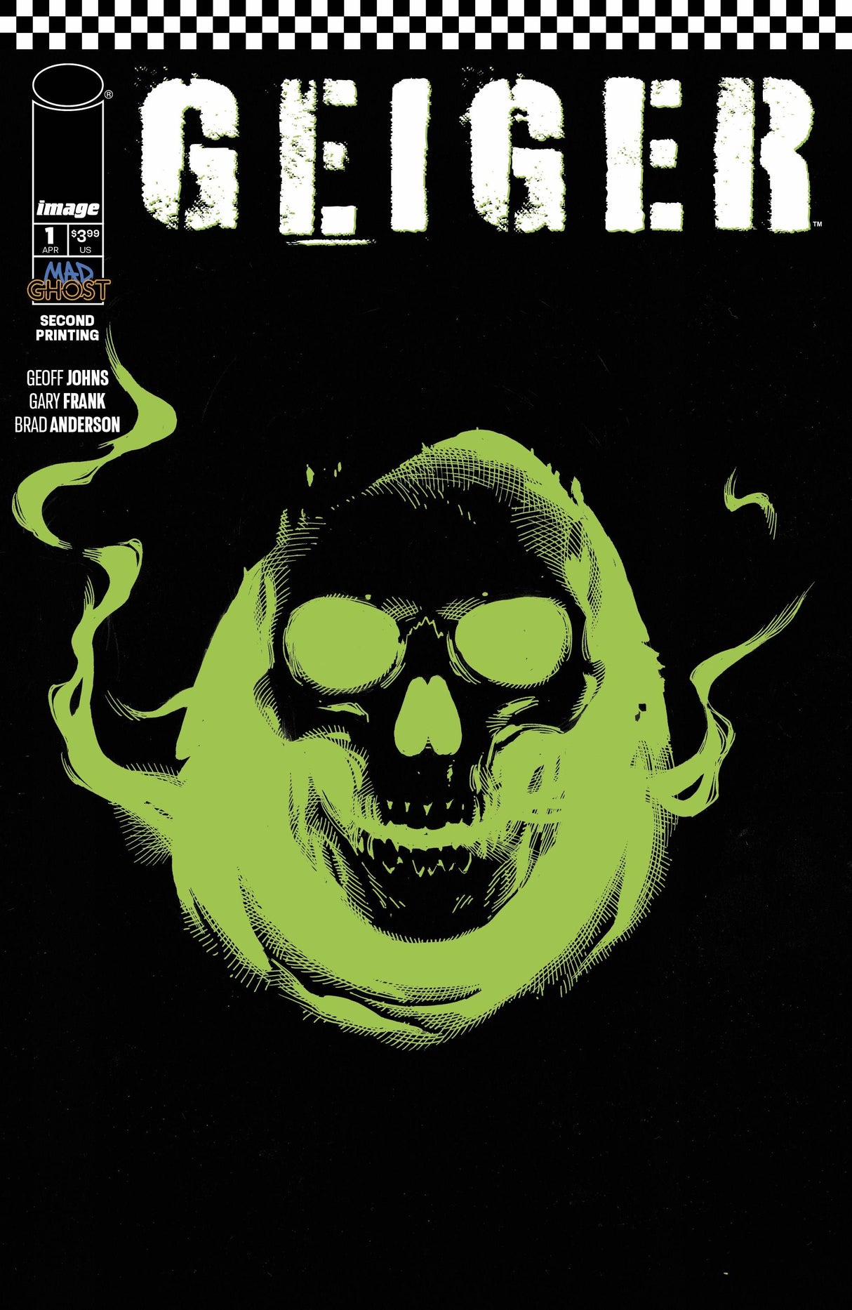 Geiger #1 2nd Print Gary Frank Variant (04/28/2021) Image