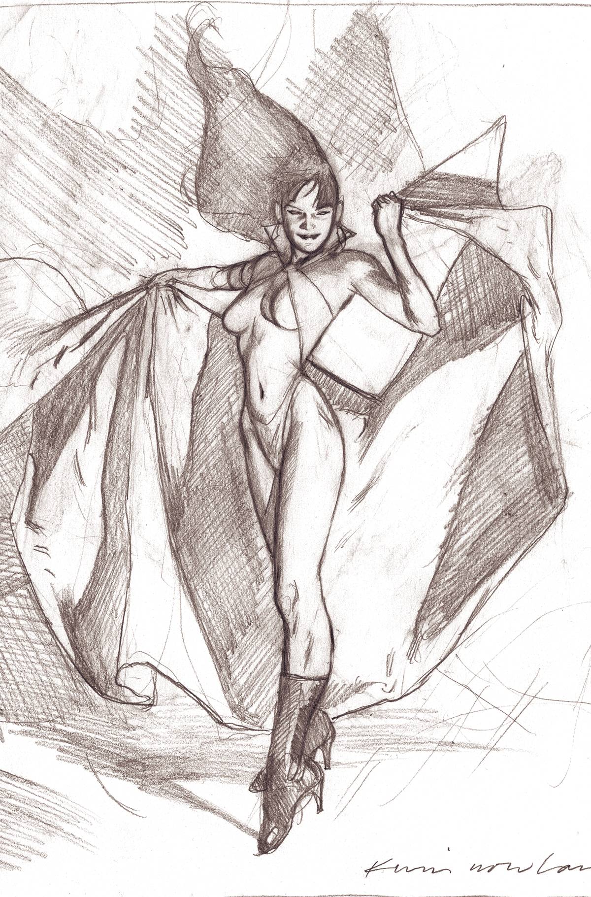 Vampirella Year One #1 ZG 1:15 Kevin Nowlan Virgin FOC Bonus Variant (07/27/2022) Dynamite