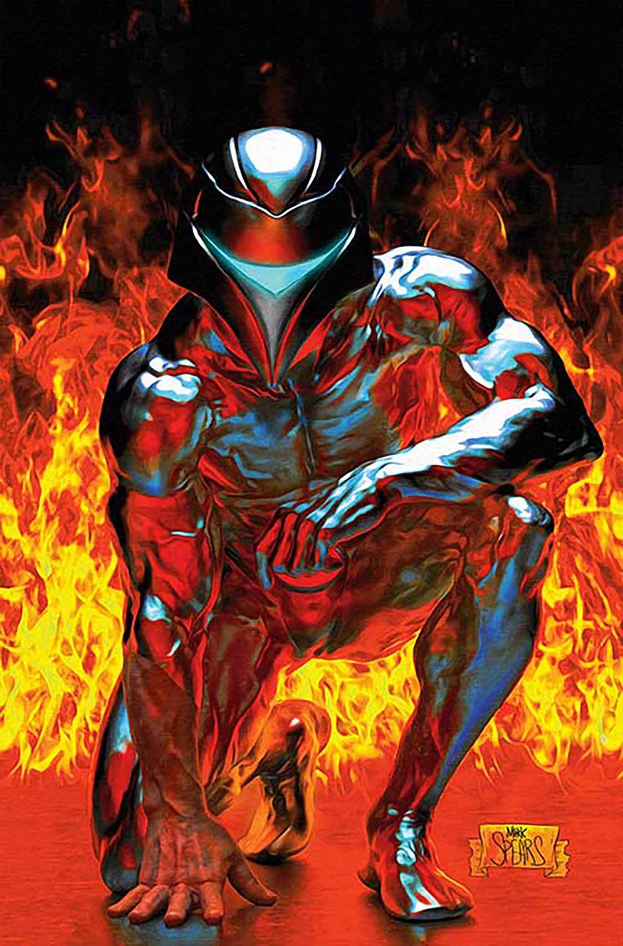 Silverhawks #1 Zs 1:10 Mark Spears Virgin Foil Variant (01/29/2025) Dynamite