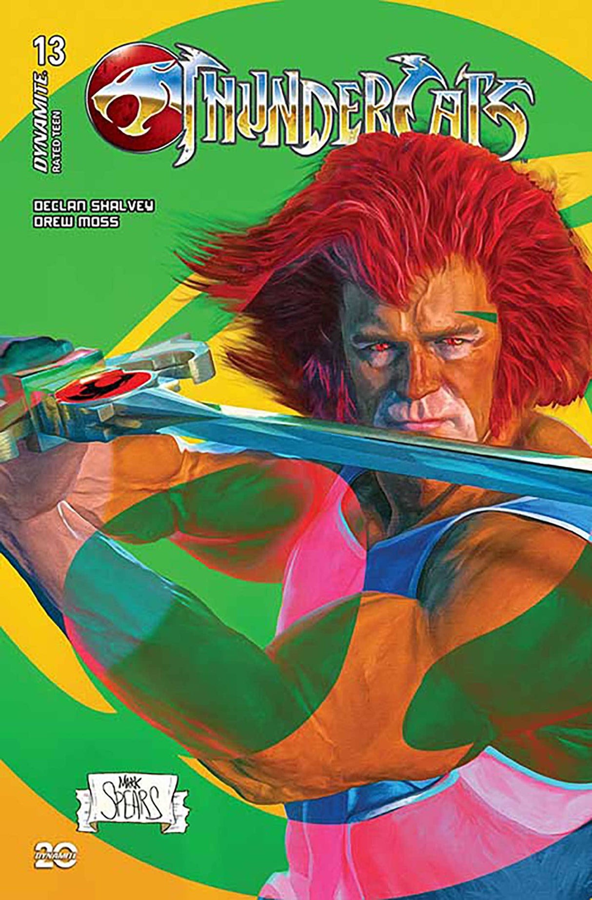 Thundercats #13 Z 1:7 Mark Spears Green Bkgr Variant (02/26/2025) Dynamite