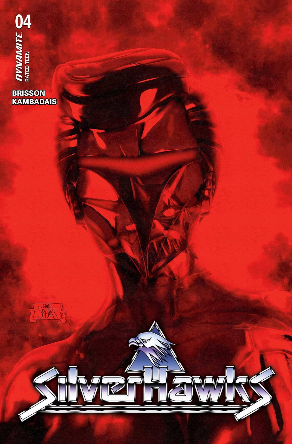 Silverhawks #4 Y 1:7 Mark Spears Red Variant (05/14/2025) Dynamite