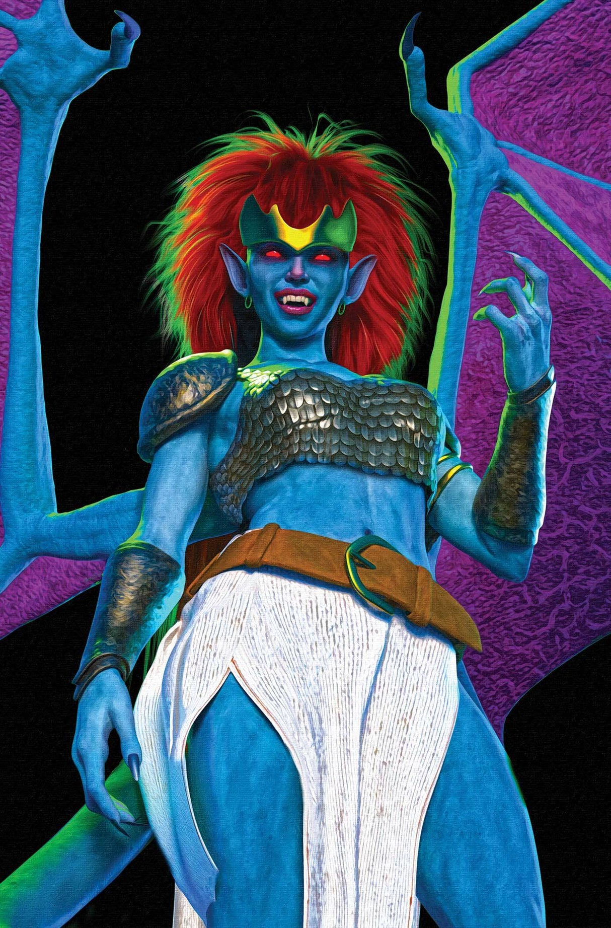 Gargoyles Demona #1 W 1:15 Mark Spears Virgin Black Variant (05/28/2025) Dynamite