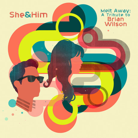 She & Him Melt Away: A Tribute To Brian Wilson (Limited Edition, Translucent Lemonade Colored Vinyl, Indie Exclusive) [Records & LPs]