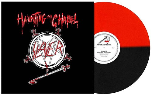 Slayer Haunting The Chapel (Edición limitada, vinilo dividido en rojo y negro) [Discos y LP]