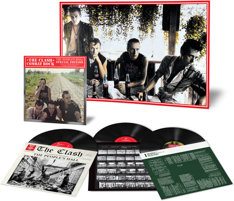 The Clash Combat Rock + The People's Hall (Edición especial) (Bonus Tracks, vinilo de 180 gramos, edición especial) (3 LP) [Discos y LP]