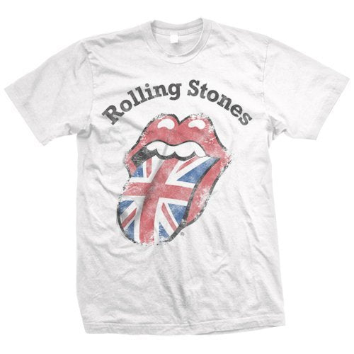 The Rolling Stones Rolling Stones Men'S The Distressed Union Jack T-Shirt,White,Xx-Large [T-Shirt]