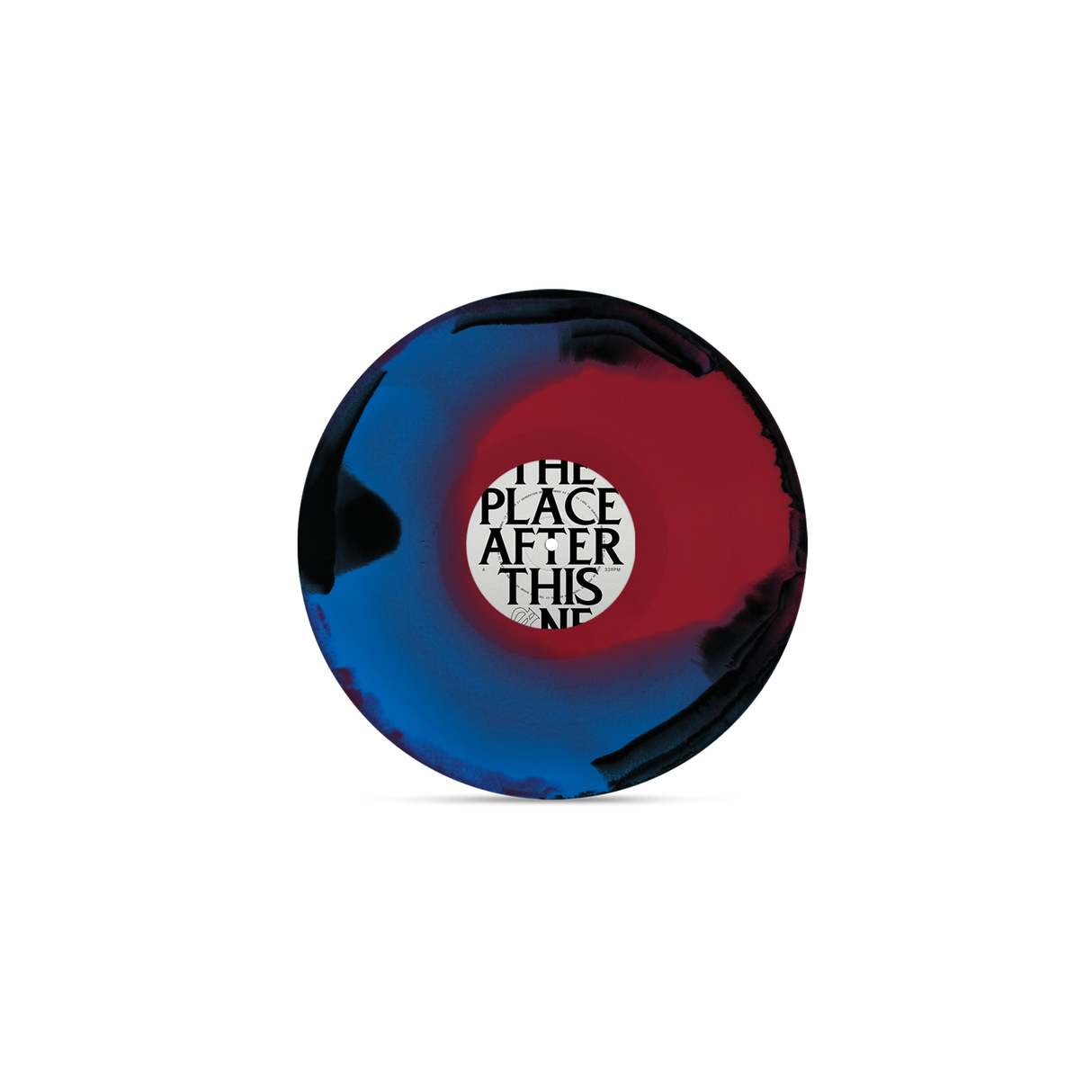 Underoath - The Place After This One Black + Blue Red Swirl Vinyl