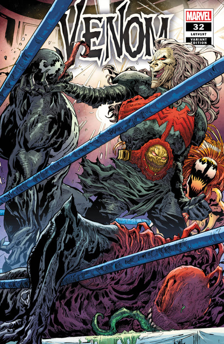 Venom #32 Ken Lashley Knull Wrestling Variant KIB (01/06/2021) Marvel Trad + Virgin Set