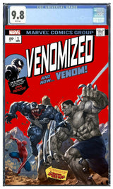 Venomized 1 Marvel SKAN Incredible Hulk 181 Homage Variant Spider-Man Venom Weapon H