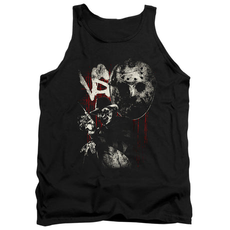 Freddy Vs Jason Scratches Mens Tank Top Shirt Black Officially Licensed