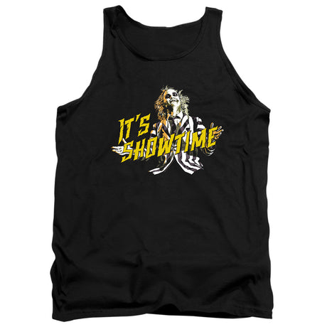 Beetlejuice Showtime Mens Tank Top Shirt Black Officially Licensed