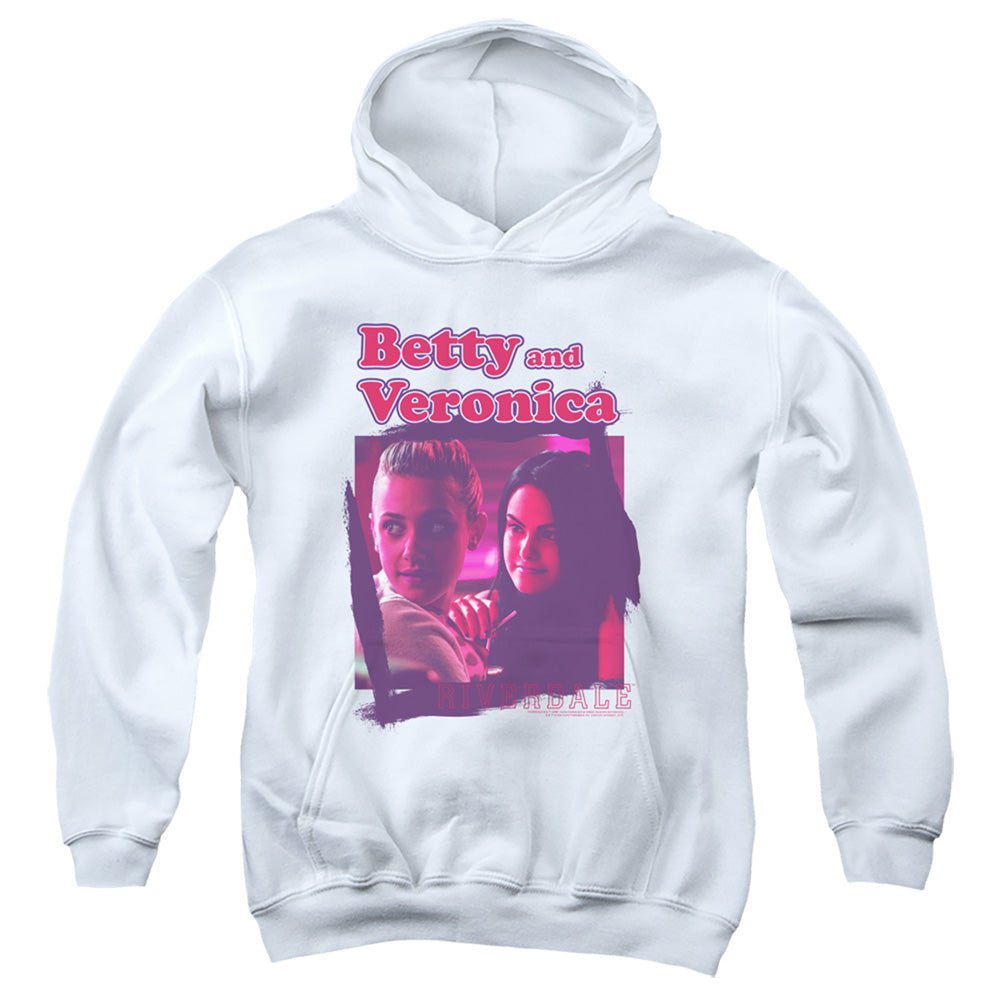 Riverdale Betty And Veronica Kids Youth Hoodie White