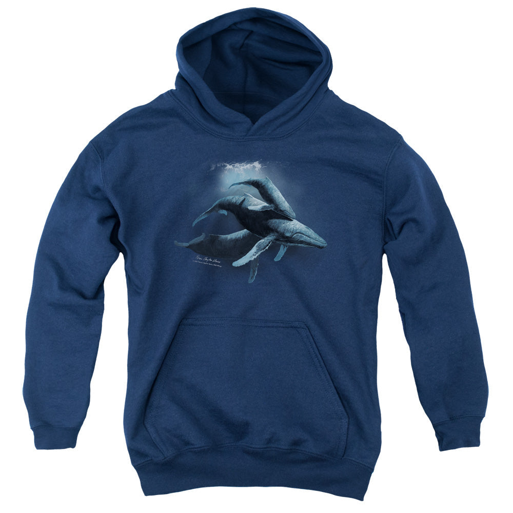 Wildlife Power&grace Kids Youth Hoodie Navy