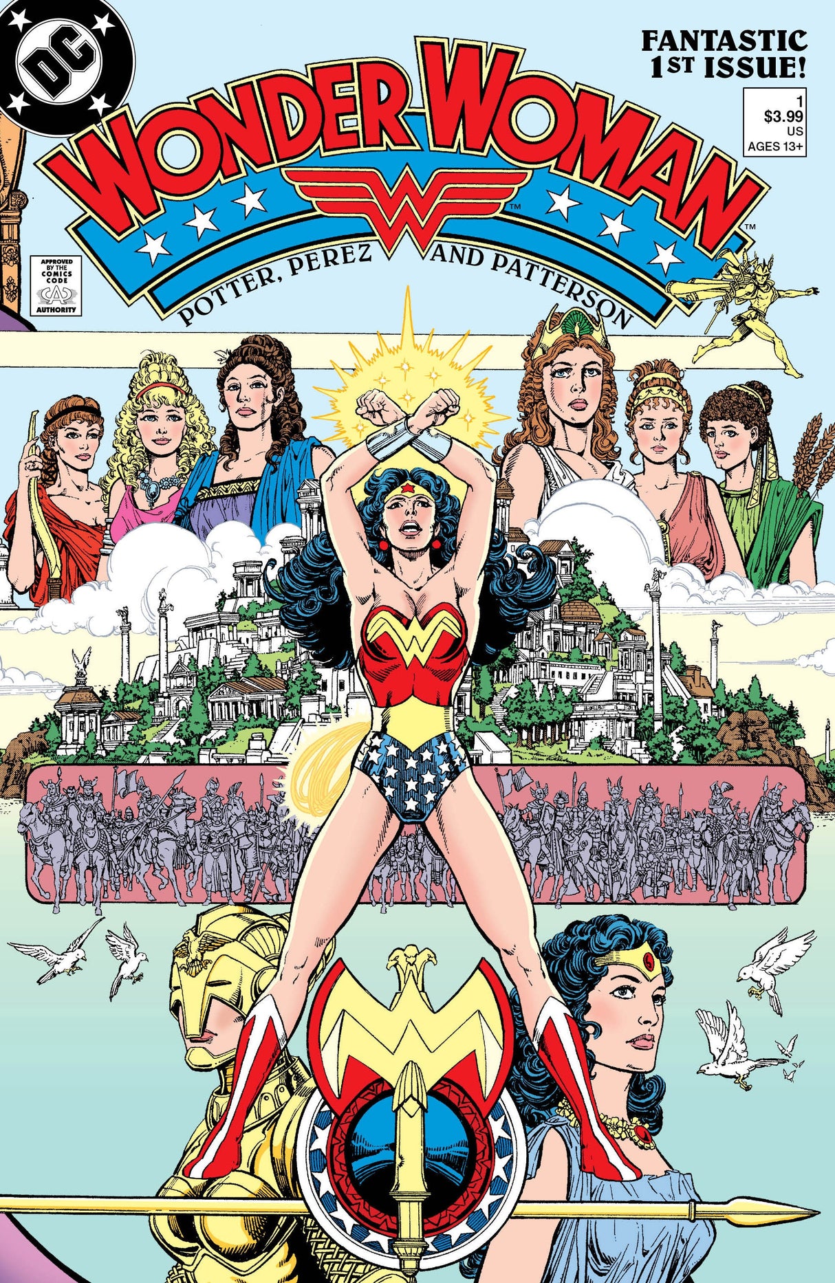 Wonder Woman (1987) #1 C Facsimile Edition George Perez Foil Variant (08/29/2023) Dc