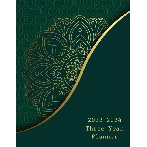2022-2024 Three Year Planner: 36 Months Calendar Calendar with Holidays 3 Years Daily Planner Appointment Calendar 3 Years Agenda