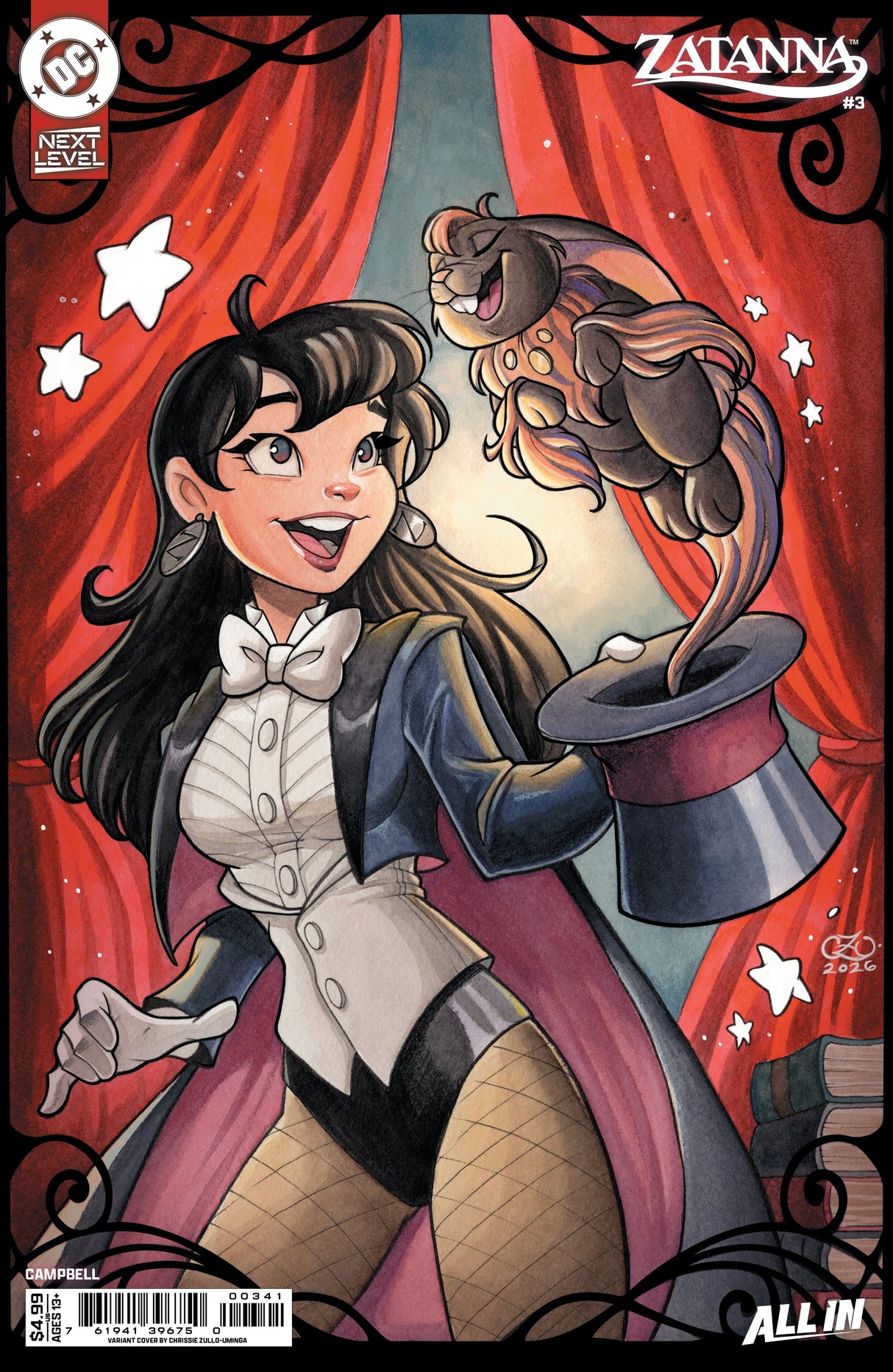 Zatanna (2026) #3 D Chrissie Zullo-Uminga Variant (06/24/2026) Dc