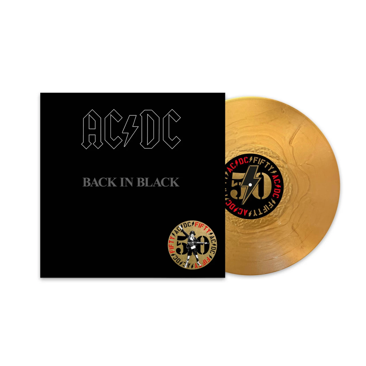 Back In Black (50th Anniversary Edition, Gold Color Vinyl) (Vinyl)