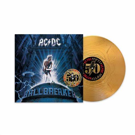 AC/DC Ballbreaker (50th Anniversary Edition, Gold Color Vinyl) [Records & LPs]