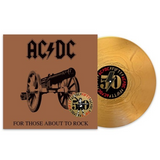 For Those About To Rock (50th Anniversary Edition, Gold Color Vinyl) [Import] (Vinyl)