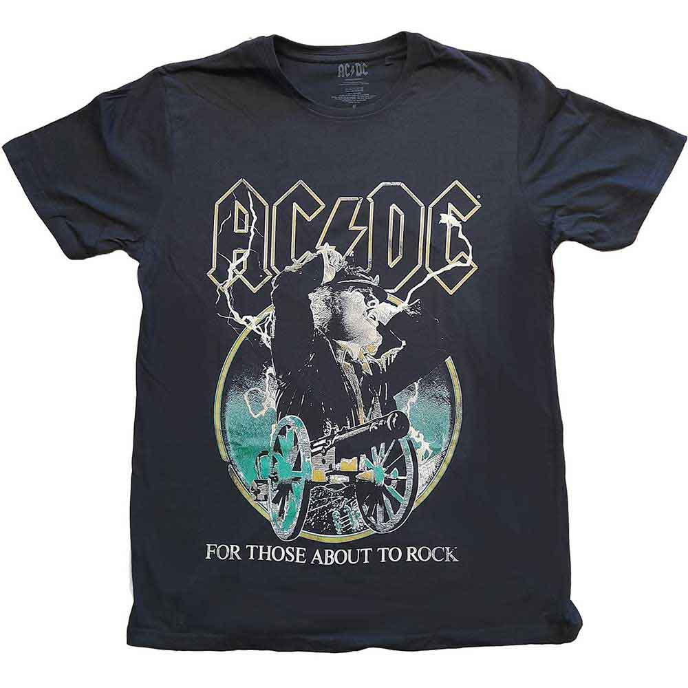 AC/DC para aquellos que quieren rockear con contornos amarillos [Camiseta]