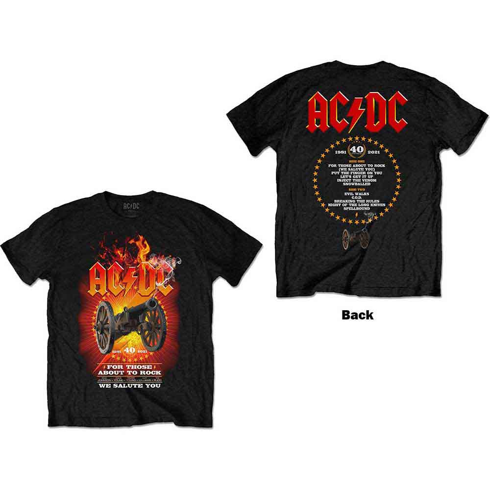 AC/DC FTATR 40th Flaming [Camiseta]