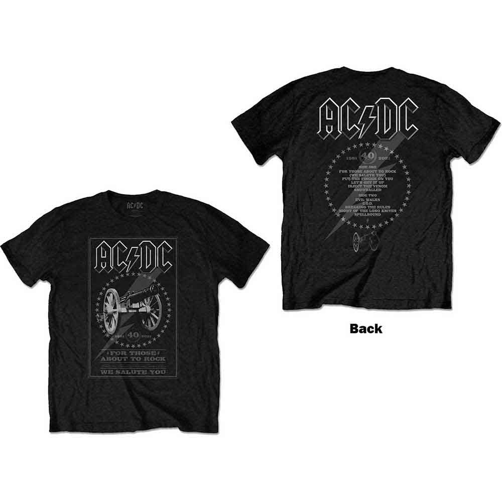 AC/DC FTATR 40th Monochrome [Camiseta]