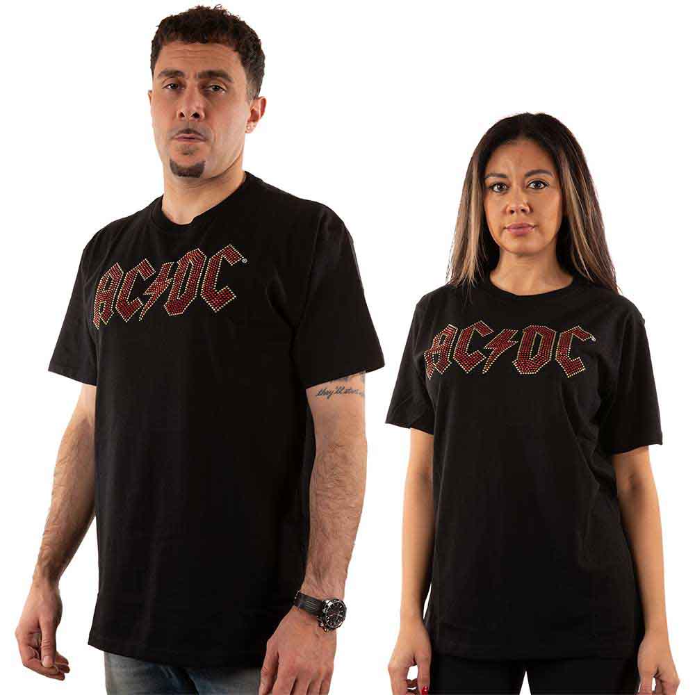 Camiseta con el logotipo de AC/DC a todo color