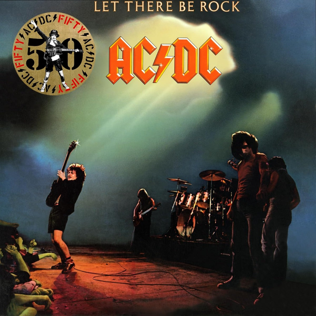 AC/DC Let There Be Rock (50th Anniversary Edition, Gold Color Vinyl) [Records & LPs]