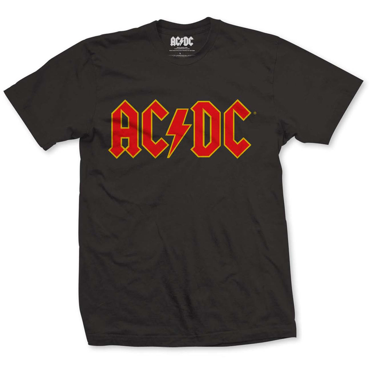 Camiseta con el logotipo de AC/DC