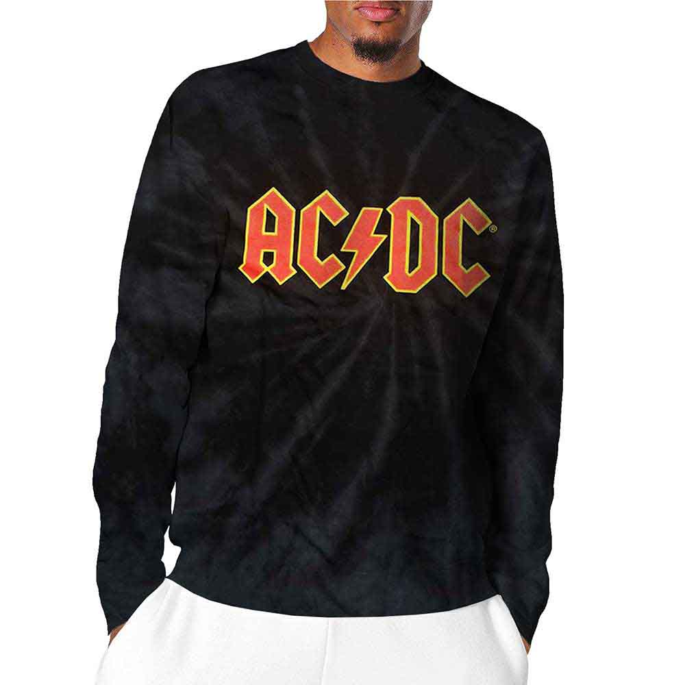 Camiseta con el logotipo de AC/DC [L/S]