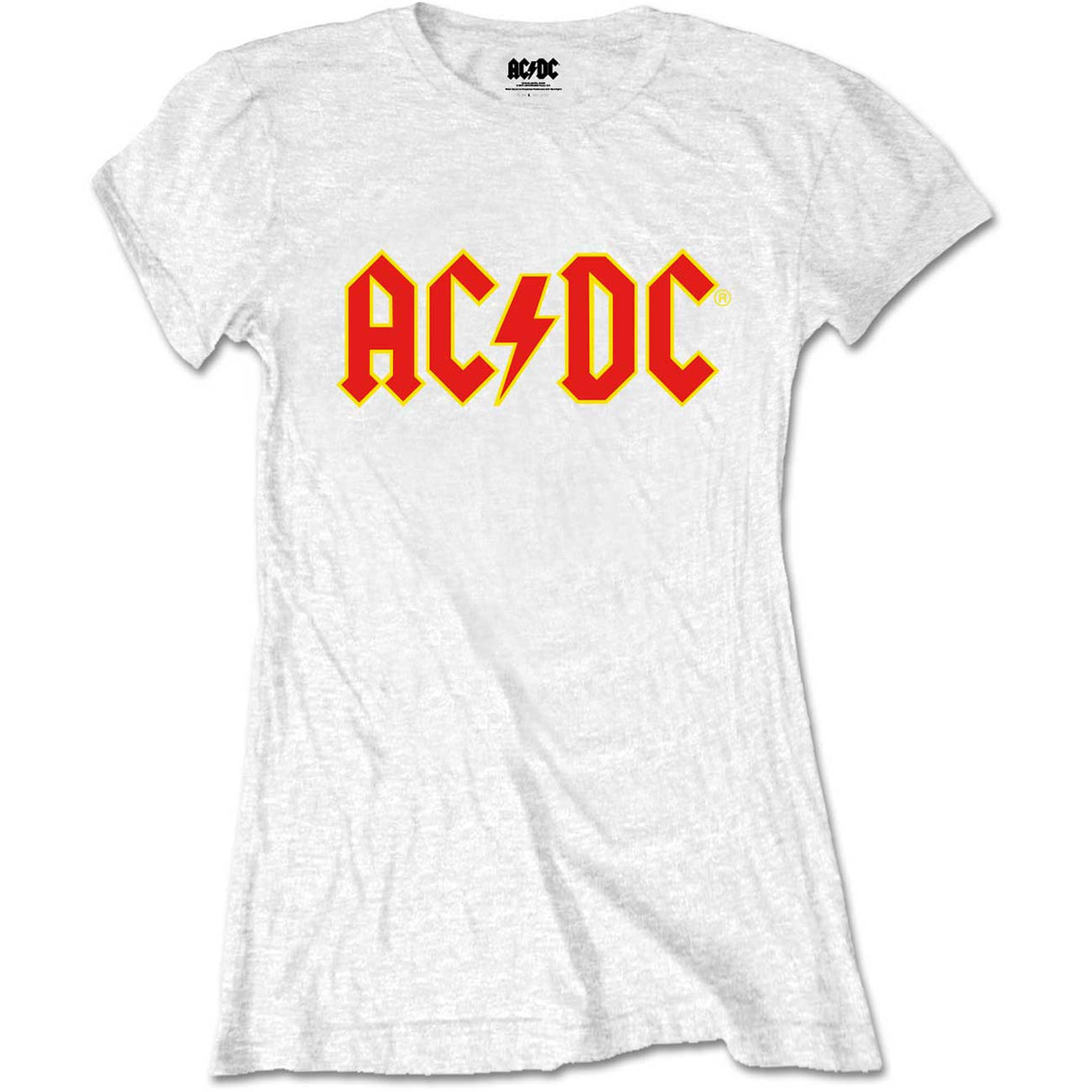 Camiseta de manga corta con el logotipo de AC/DC