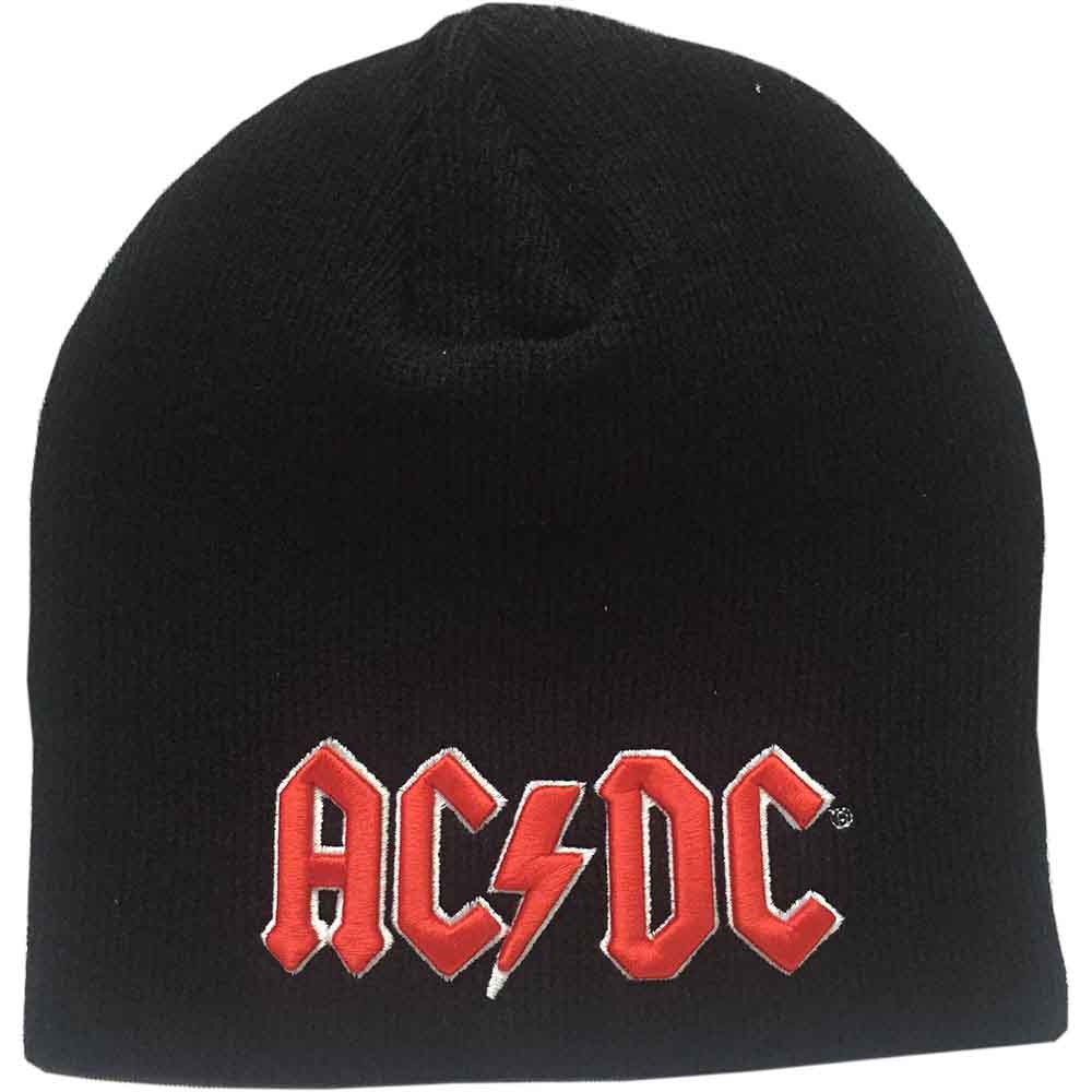 Gorro con logotipo 3D rojo de AC/DC