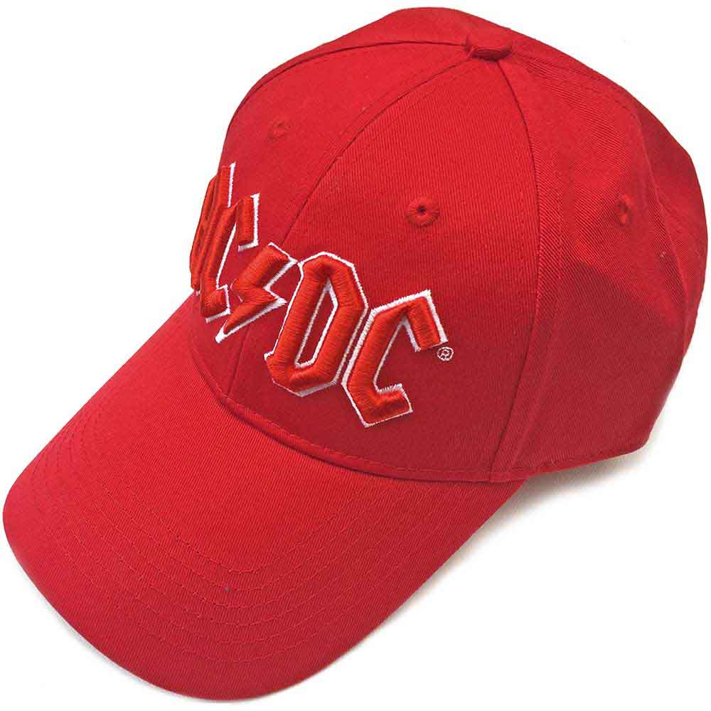 Gorra con el logotipo rojo de AC/DC