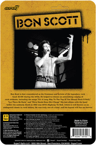 Super7 - AC/DC - ReAction Figures - Bon Scott (High Voltage) (Collectible, Figure, Action Figure) [Action Figure]