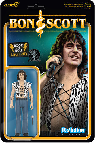 Super7 - AC/DC - ReAction Figures - Bon Scott (High Voltage) (Collectible, Figure, Action Figure) [Action Figure]