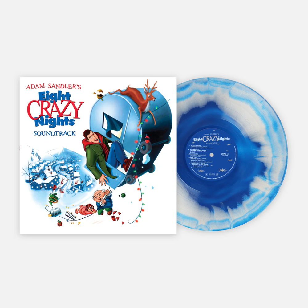 Adam Sandler Eight Crazy Nights (Original Motion Picture Soundtrack) (Limited Edition, "Blue-In-Whitey" Colored Vinyl) [Vinyl] - Apocalypse Vinyl