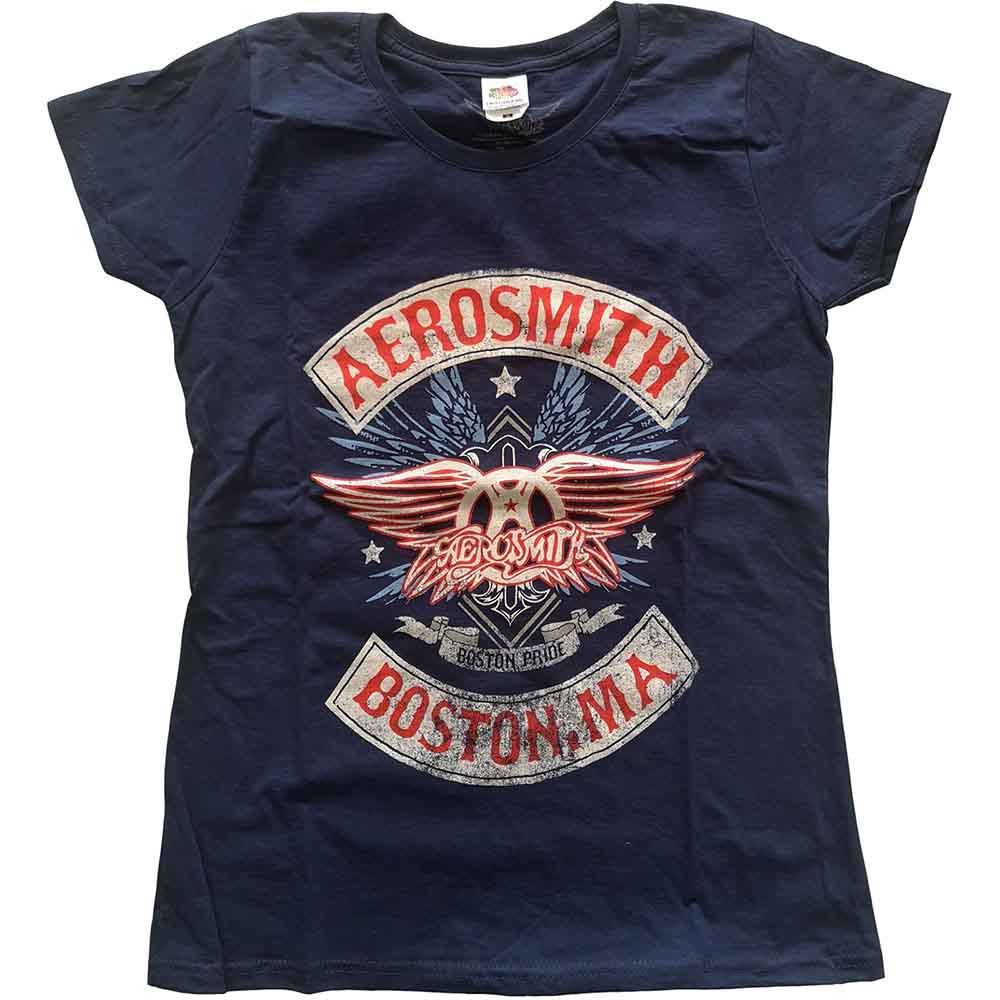 Camiseta de manga corta Aerosmith Boston Pride