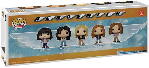 Funko pop de Aerosmith: Aerosmith - Pack de 5 (artículo grande, figura de vinilo) [Música]