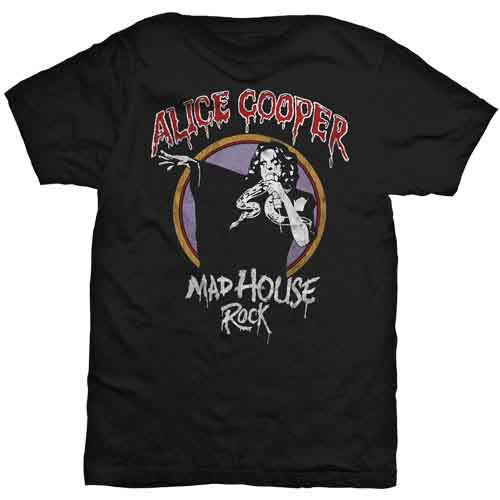 Alice Cooper Mad House Rock [T恤]