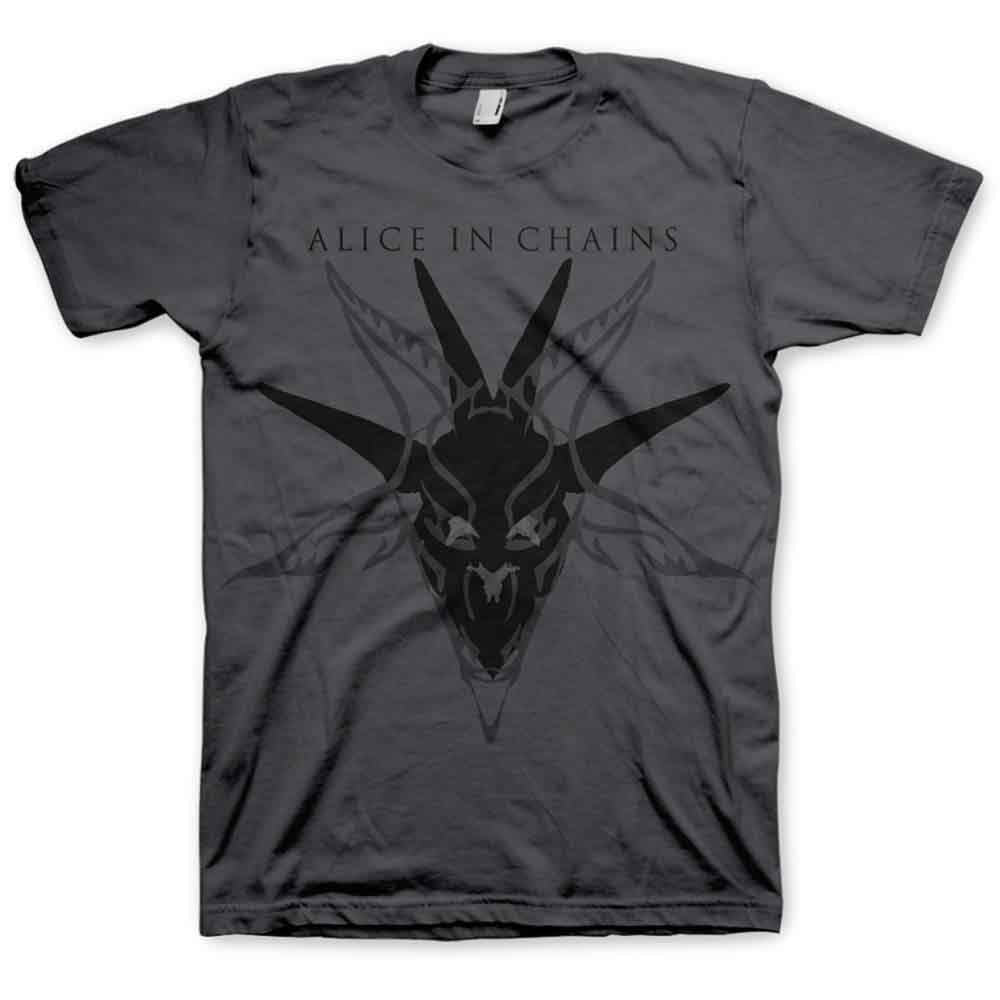 Alice In Chains Black Skull [T-Shirt]