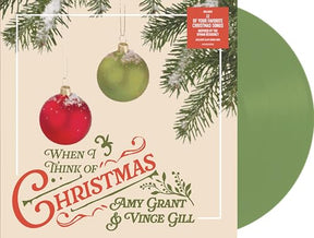 Amy Grant & Vince Gill When I Think Of Christmas [Olive Green LP] [Vinyl] - Apocalypse Vinyl