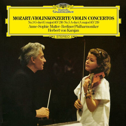 Anne-Sophie Mutter/Berliner Philharmoniker/Herbert - Mozart: Violin Concertos Nos. 3 & 5 [LP] [Vinyl]