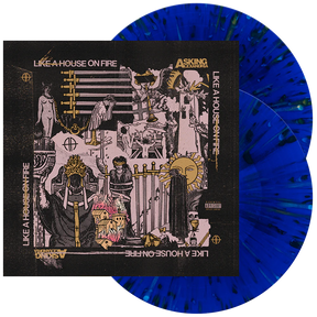 Asking Alexandria Like A House On Fire (Indie Exclusive, Clear Vinyl, Royal Blue, Pink, Gold) (2 Lp's) [Vinyl] - Apocalypse Vinyl