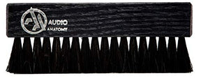 OAK WOOD BRUSH BLACK WITH ANTISTATIC GOAT AND NYLON FIBER - DELUXE (DRY & WET CLEANING) [Vinyl Accessories]
