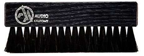 OAK WOOD BRUSH BLACK WITH ANTISTATIC GOAT AND NYLON FIBER - DELUXE (DRY & WET CLEANING) (Vinyl Accessories)