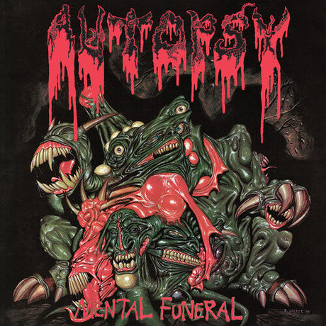 Autopsy - Mental Funeral (35Th Anniversary) [Red & Green Ink Spot LP] [Vinyl]